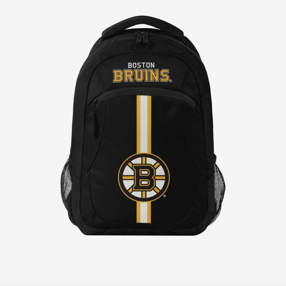 NHL BOSTON BRUINS HOCKEY CANVAS  BACKPACK